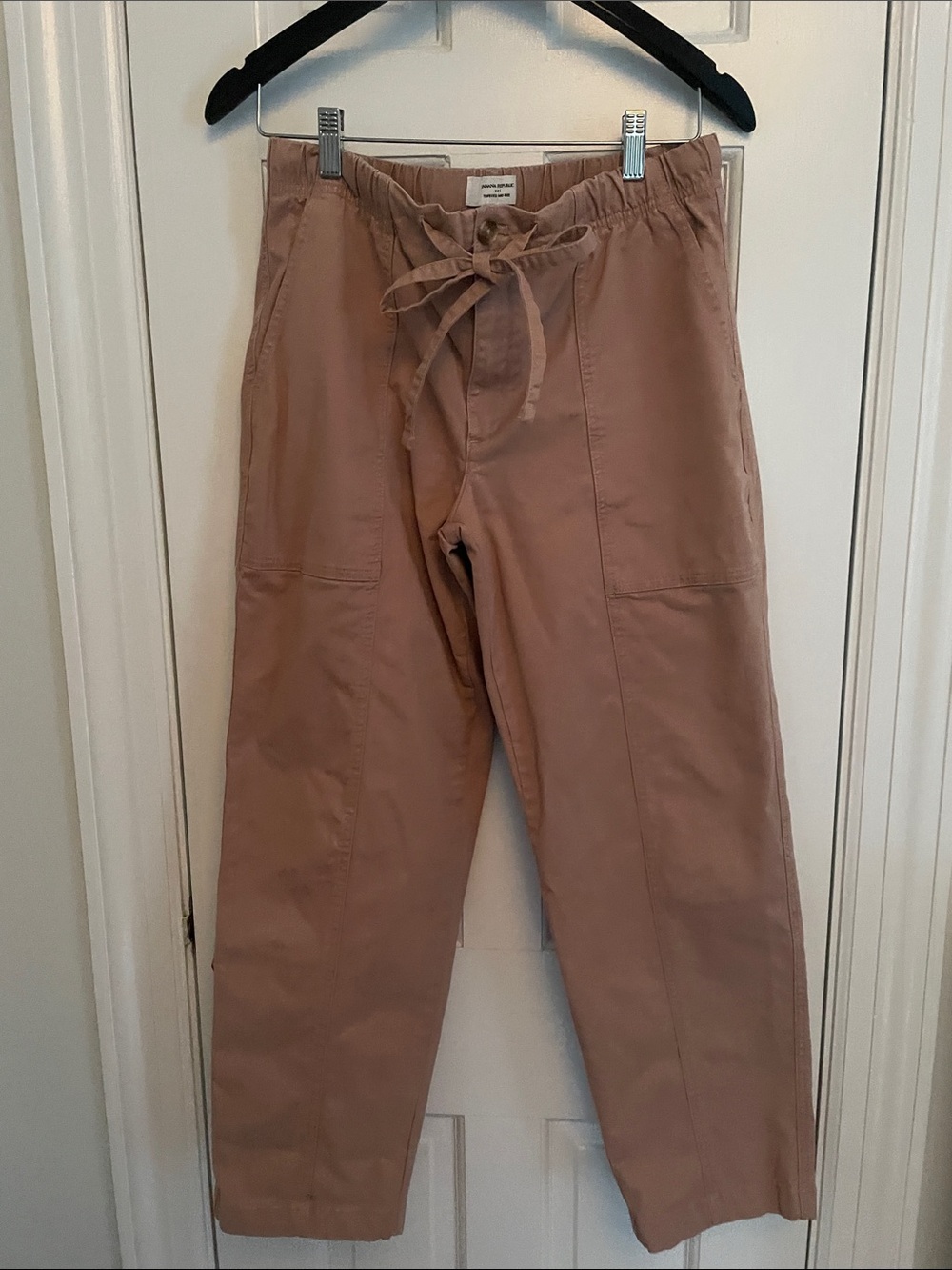 Banana Republic Women's dusty pink Drawstring Chinos